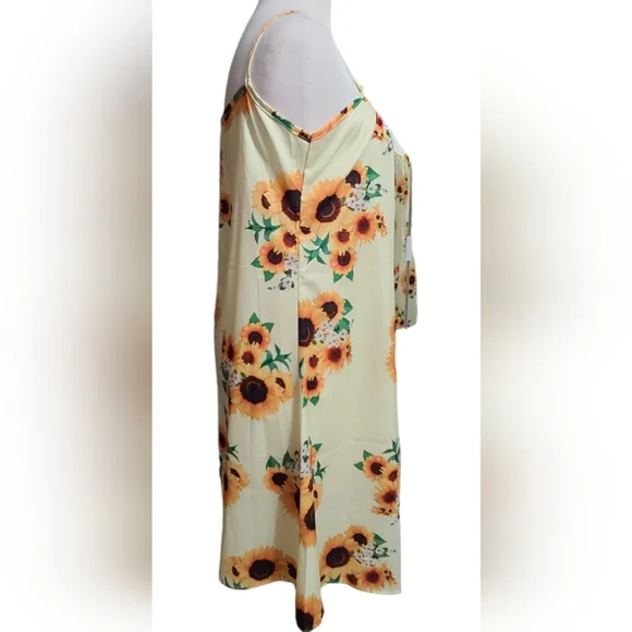 Unknown brand size L yellow dress - Picture 2 of 9